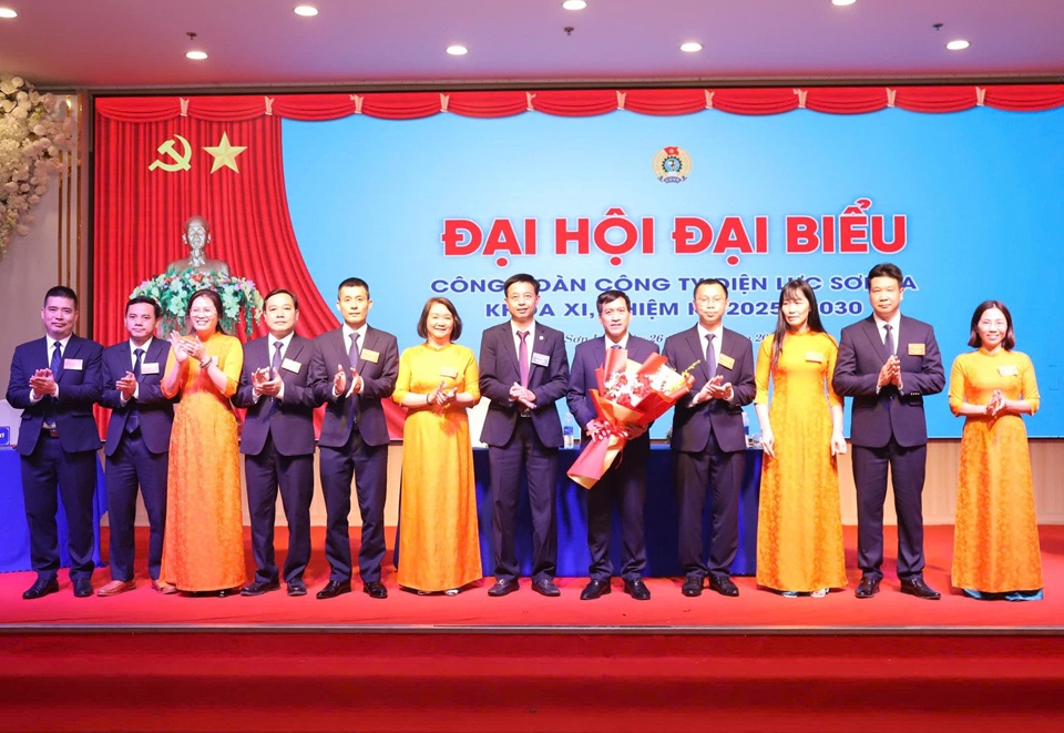 Đại hội đại biểu Công đoàn Công ty Điện lực Sơn La khóa XI, nhiệm kỳ 2025 - 2030: Đoàn kết - Đổi mới - Phát triển bền vững